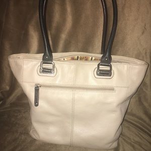 Pebble leather Tignanello purse